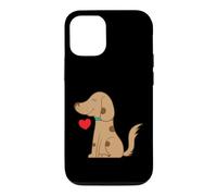 Custodia per iPhone 12/12 Pro Cane con cuore