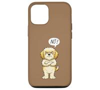 Custodia per iPhone 12/12 Pro Cane dice Nö si chiama no frase contro tutto anti opinione