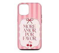 Custodia per iPhone 12/12 Pro Carino Cherry Coquette Romance Citazione Estetica