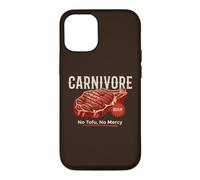 Custodia per iPhone 12/12 Pro Carnivore No Tofu Bistecca Manzo Amante della Carne Grill BBQ Keto Dieta