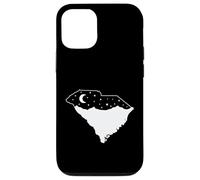 Custodia per iPhone 12/12 Pro Carolina del sud, mappa, con, orizzonte,