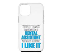 Custodia per iPhone 12/12 Pro Carriera dentale Ama il mio lavoro Pazzo assistente dentale
