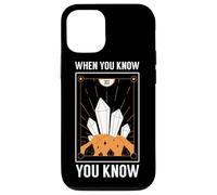 Custodia per iPhone 12/12 Pro Carta dei tarocchi - Fortuna occulta mistica luna astrologia - Cristallo