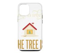 Custodia per iPhone 12/12 Pro Casa è dove l'albero è Natale