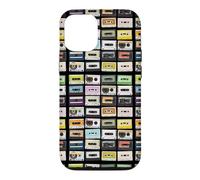 Custodia per iPhone 12/12 Pro Cassette Tapes Nostalgic Mixtape Music Graphic
