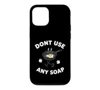 Custodia per iPhone 12/12 Pro Cast Iron Skillet Funny Dont Use Any Soap Retro Pan