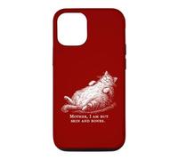 Custodia per iPhone 12/12 Pro Cat Mother I Am But Skin and Bones per donne e uomini divertente
