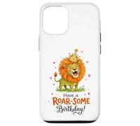 Custodia per iPhone 12/12 Pro Celebrazione della corona del Re Leone Roar-Some