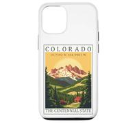 Custodia per iPhone 12/12 Pro Centennial Colorado GPS Coordinates Travel Poster Opera d'arte