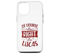 Custodia per iPhone 12/12 Pro Certo che ho ragione I'm Lucas Nome personalizzato