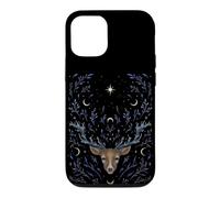 Custodia per iPhone 12/12 Pro Cervo Cervo Sogno Mistico Whimsigoth Arte Disegno Episodico