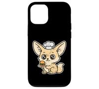 Custodia per iPhone 12/12 Pro Chef Fennec Mini Hamburger Kawaii