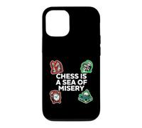 Custodia per iPhone 12/12 Pro Chess Is A Sea Of Misery Funny Board Gamer