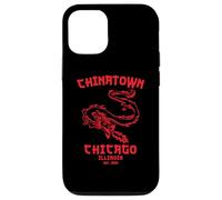 Custodia per iPhone 12/12 Pro Chicago Chinatown Illinois Cinese Americano Loop South Side