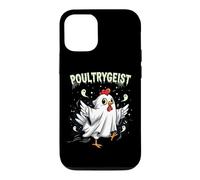 Custodia per iPhone 12/12 Pro Chicken Ghost Poultrygeist Halloween Costume Farmer