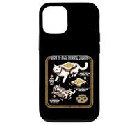 Custodia per iPhone 12/12 Pro Chimico Ingegneria Chimica Infinite Energy Rotation Cat