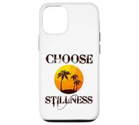 Custodia per iPhone 12/12 Pro Choose Stillness Meditation Yoga Mindfulness Mental Health