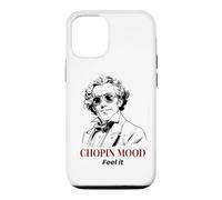 Custodia per iPhone 12/12 Pro Chopin Mood - Occhiali da sole divertenti con musica classica Frederic Chopin