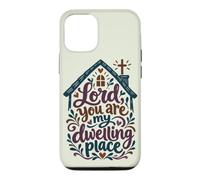 Custodia per iPhone 12/12 Pro Christian Faith Signore Tu sei la mia dimora