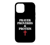 Custodia per iPhone 12/12 Pro Christian Prayer Proverbs Protein Shakes Jesus Weights Faith