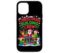 Custodia per iPhone 12/12 Pro Christmas Building Crew Costume Master Builder Block Xmas