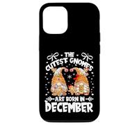 Custodia per iPhone 12/12 Pro Christmas Gingerbread Birthday Gnomes Xmas Born In December