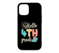 Custodia per iPhone 12/12 Pro Ciao 4 ° grado Quarta elementare Scuola Picture Day Sunshine
