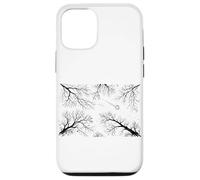 Custodia per iPhone 12/12 Pro Cielo notturno Stelle Campeggio Natura Foresta Campeggio Esterno Camper