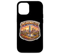 Custodia per iPhone 12/12 Pro Cimeli d'epoca della capitale dello stato di Oklahoma City Souvenir OKC