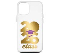 Custodia per iPhone 12/12 Pro Class of 2026 Graduation Golden Numbers Cap Diploma