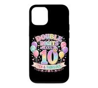 Custodia per iPhone 12/12 Pro Club Dieci e Favolose Grafiche Arcobaleno Pastello A Doppia C