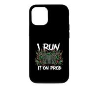 Custodia per iPhone 12/12 Pro Coder DevOps I Run It On Prod Hacker Skull