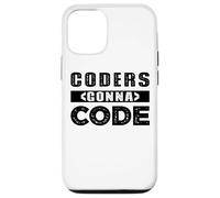 Custodia per iPhone 12/12 Pro Coders Gonna Code Programmazione informatica