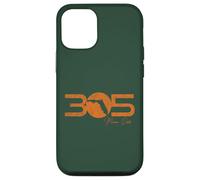 Custodia per iPhone 12/12 Pro Codice Area 305 Miami Dade Florida Distressed Retro State Gear