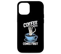 Custodia per iPhone 12/12 Pro Coffee Always Come First Funny Cafeine Baristas Coffee Lover