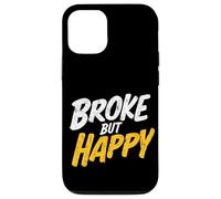 Custodia per iPhone 12/12 Pro Colorato Broke but Happy Stamp Costume