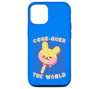 Custodia per iPhone 12/12 Pro Cone-Quer Il mondo Kawaii Bunny Ice Pop