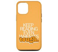 Custodia per iPhone 12/12 Pro Continua a leggere anche quando è difficile motivazione per i topi di biblioteca