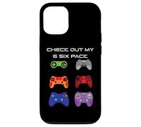 Custodia per iPhone 12/12 Pro Controlla il mio controller video da 6 Six Pack Gamer
