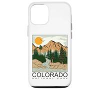 Custodia per iPhone 12/12 Pro Cool Colorado the Rocky Mountains Illustration Graphic