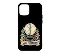 Custodia per iPhone 12/12 Pro CORD CROSS CREW Kumihimo Disco Intreccio Bobine