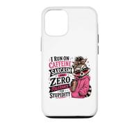 Custodia per iPhone 12/12 Pro Corro sul sarcasmo della caffeina e tolleranza zero per la stupidità