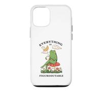 Custodia per iPhone 12/12 Pro Cozy Cottagecore Coffee Frog Art