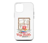 Custodia per iPhone 12/12 Pro Cozy Reader Society Christmas Book Lover Winter Reading