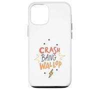 Custodia per iPhone 12/12 Pro Crash Bang Wallop Lightning Laugh Logo Stampa Frase