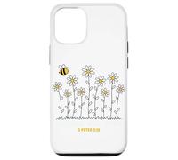 Custodia per iPhone 12/12 Pro Crescere con Gesù 2 Pietro 3:18 Preghiera di culto cristiano