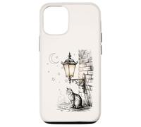 Custodia per iPhone 12/12 Pro Cute Cat Lover Pet Lovers Stars Moon Kitten