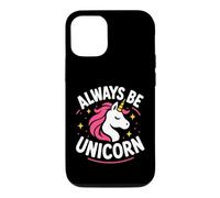 Custodia per iPhone 12/12 Pro Cute Inspirational Positive funny Always Be Unicorn