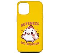 Custodia per iPhone 12/12 Pro Cuteness Egg-Splosion Kawaii Pollo Pulcino