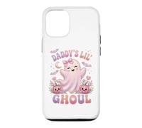 Custodia per iPhone 12/12 Pro Daddy's Lil' Ghoul Funny Pastel Pink Ghost Halloween Graphic